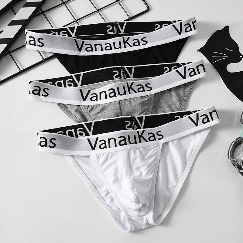 3-Piece High-Cut Mini Briefs: Men's Modal, New Style, Hollow Elastic, Sexy Low-Rise Underwear — image 10