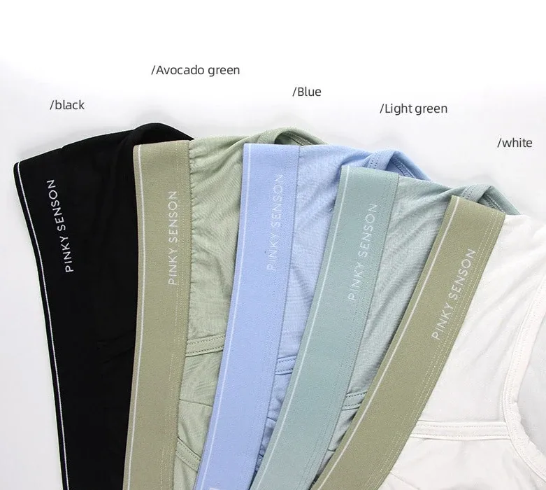 Large Size New Sexy And Breathable Modal Men's Triangle Pants Solid Color Mid Waist Underpants For Youth Briefs For Men — image 17