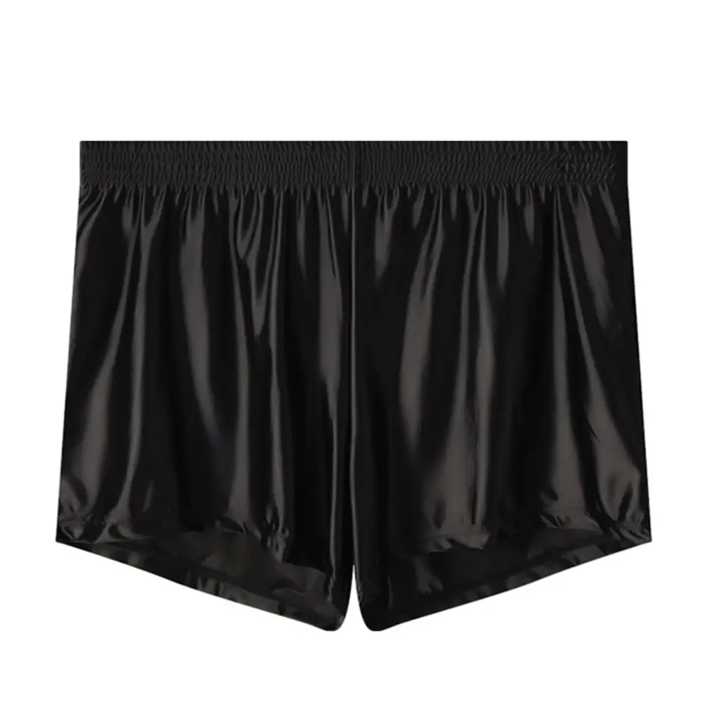1 Máy Tính Nam Ice Silk Mịn Chắc Chắn Quần Lót Boxer Quần Lót L-3XL Kích Thước Lớn Rời Đồ Ngủ Quần Lót Thân Liền Mạch Thoải Mái Đồ Ngủ — image 2