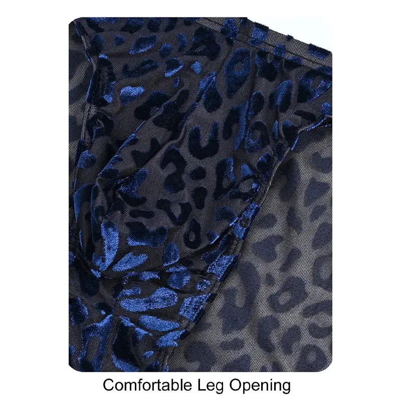 Leopard Print Men's Flat Underwear Sexy And Breathable U-Bulge Pouch Ice Silk Triangle Underwear Sexy Men's Underwear Gifts 2026 — image 5