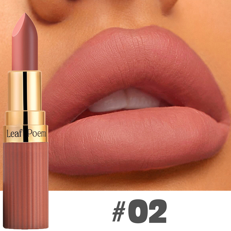 6 Color Matte Lipstick Velvet Dark Brown Lip Gloss Waterproof Lasting Pigments Makeup Nude Coffee Lip Stick Lips Makeup Cosmetic — image 8