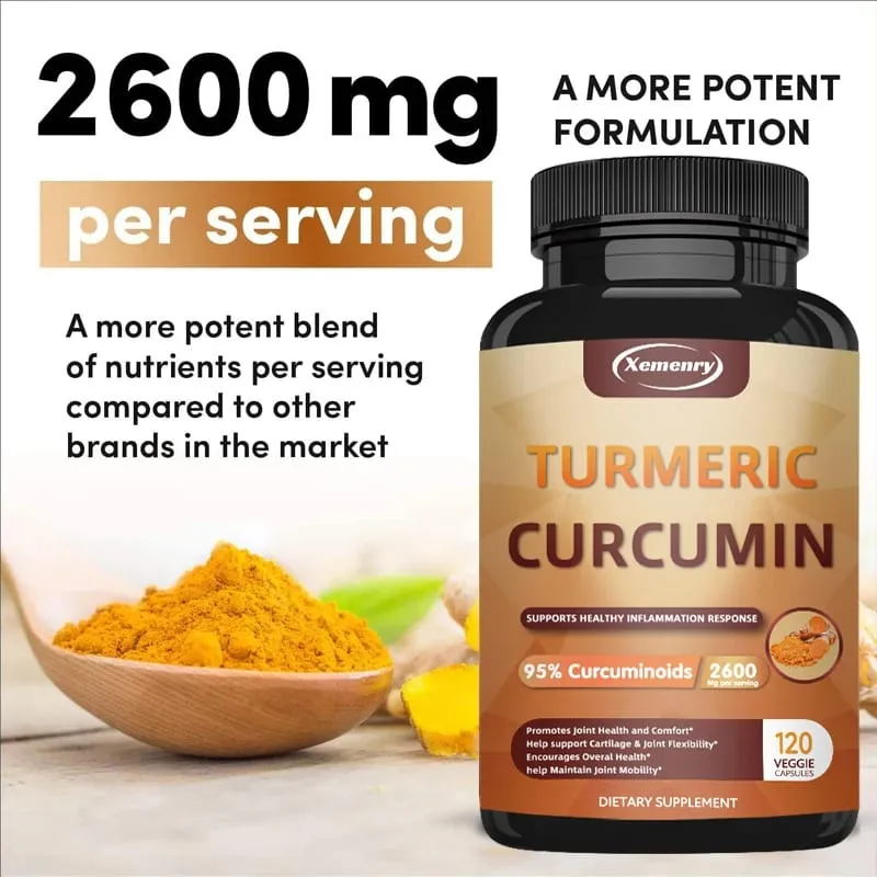 Turmeric Powder Curcumin Supplement Contains 95% Curcumin and Black Pepper Extract — image 2