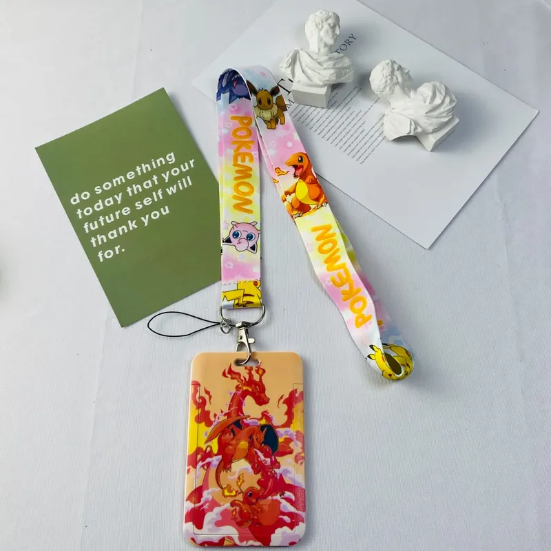 Cute Couples Lanyard For Keys Chain Credit Card Cover Pass Mobile Phone Charm Straps ID Badge Holder Key Accessories Gifts — image 2