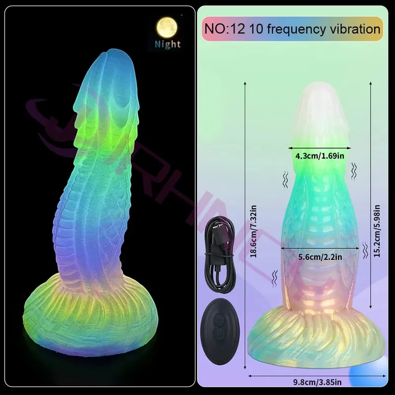 Vibratore Anal Dildo per Le Donne Masturbatore Consolador Silicone 10 Frequenza Vibrador Anal Plug 18+ G Spot Stimolatore Clitorideo — image 24