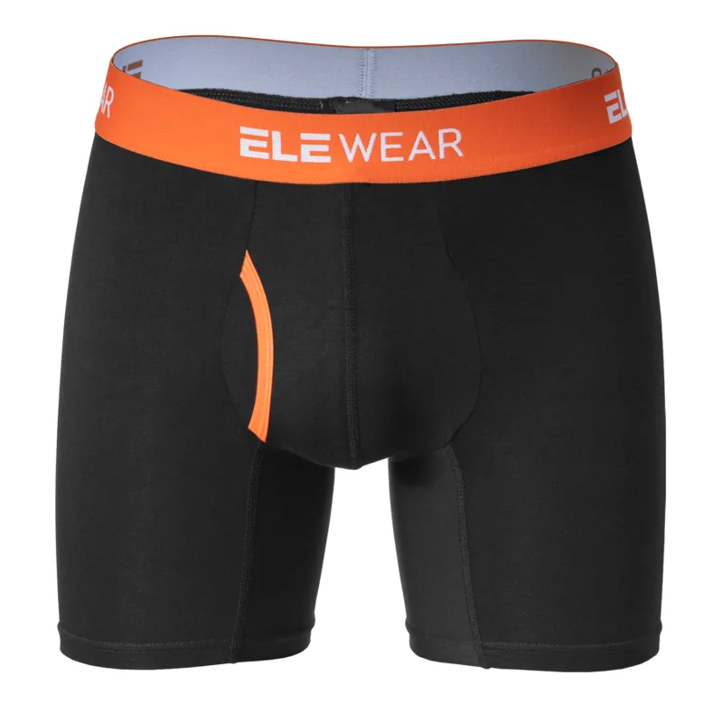 Bamboo Men Underwear Boxers With Opening Breathable Boxershorts Men's Panties Underpants Plus Size Fashion Boxers Brief — image 9