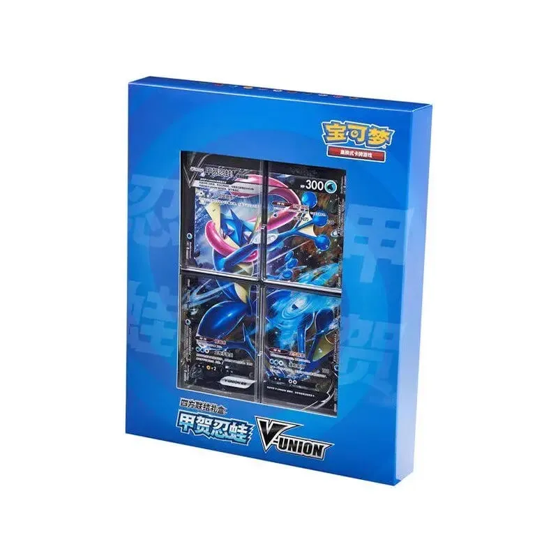 Ada Stok 100% Asli Pokemon Ptcg Card Quartet Coupling V-Union Gift Boxes Pikachu Big Gather Moru Baker Mew-Two Ptcg Box — image 9