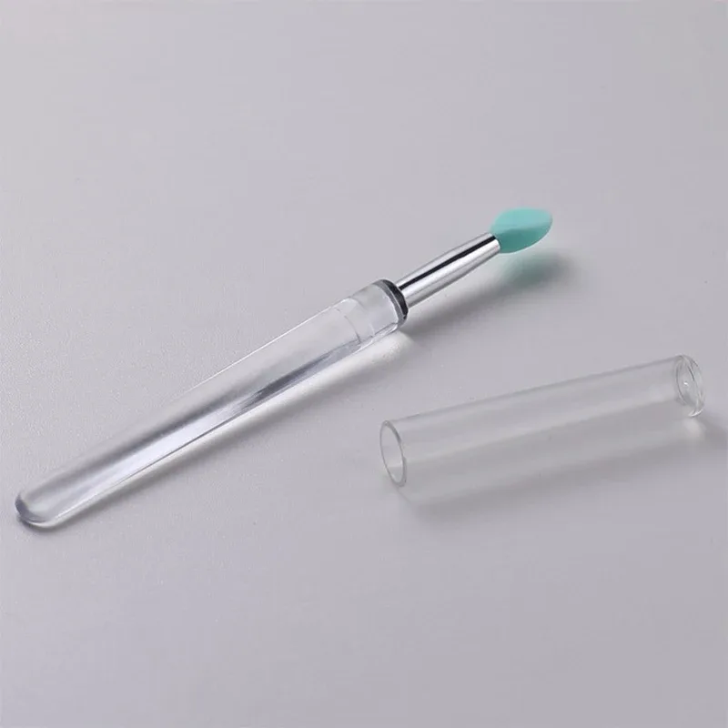 1/3pcs Silicone Lip Balm Lip Mask Brush With Sucker Dust Cover Lipstick Cosmetic Makeup Brushes Lipstick Brush With Storage Box — image 7