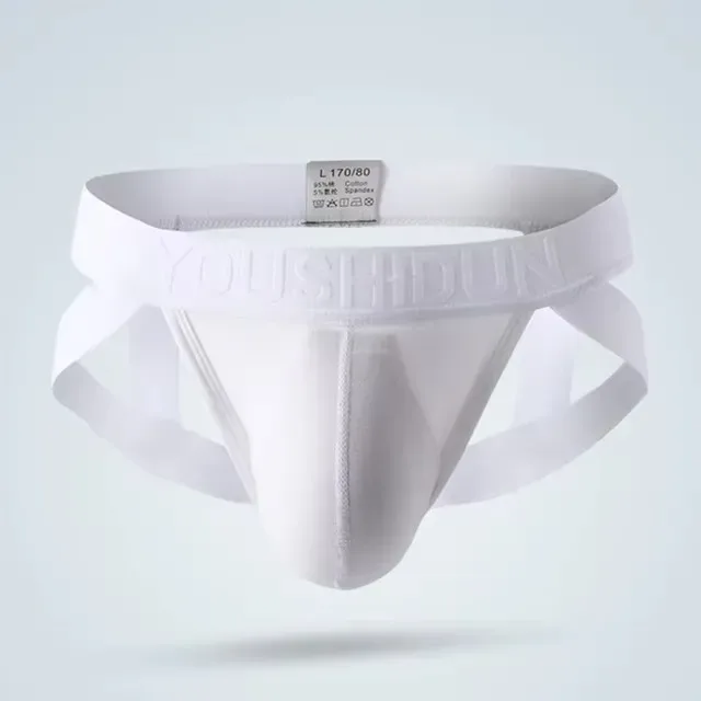 1 PCS New Men Sexy Low Rise Panties G-strings Thong Jock Strap Underwear Briefs Convex Pouch Underpants Gays Clothes Lingerie — image 20