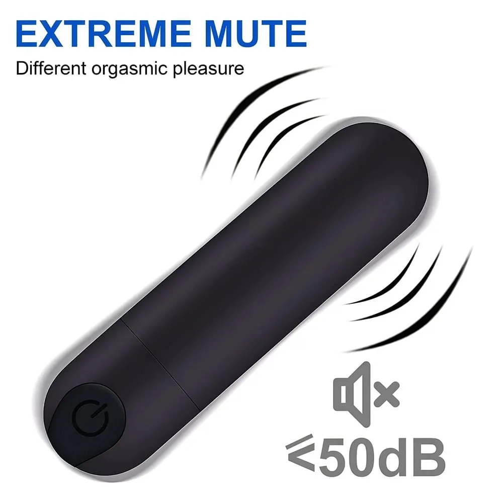 USB Charge 10-Speed Mini Bullet Vibrator Rechargeable Wireless Vibrating Anal Plug Clitoral Stimulator Adult Sex Toys for Women