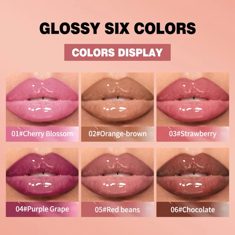 Crystal Lip Balm Moisturizing Lip Gloss Oil Jelly Lipgloss Long Lasting Liquid Lipstick Hydrating Tinted Lip Serum Makeup — image 4