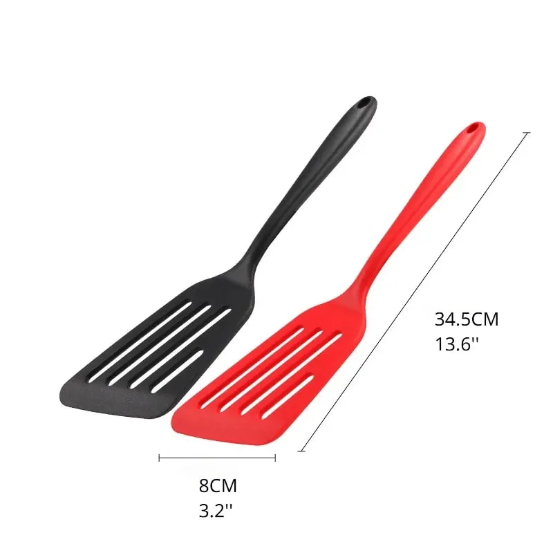 Egg Fish Frying Pan Spatula Scoop Fried Shovel Silicone Turners Cooking Utensils Kitchen Tools Cooking Accessories Gadgets — image 3
