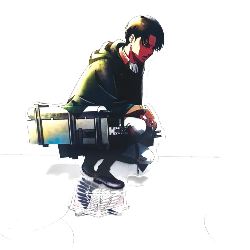 Attack on Titan Acrylic Standing Eren Mikasa Levi Erwin Armin Anime Action Figures Wolf Titan 16cm Model Toys Decor Toys For Kid — image 15