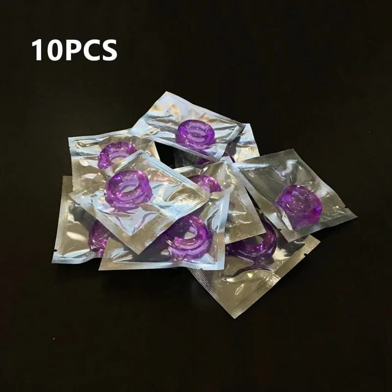 10/5Pcs Silicone Durable Penis Ring Adult Men Ejaculation Delay Cock Rubber Rings Penis Enlargement Sex Toys For Male Sex Ring — image 13