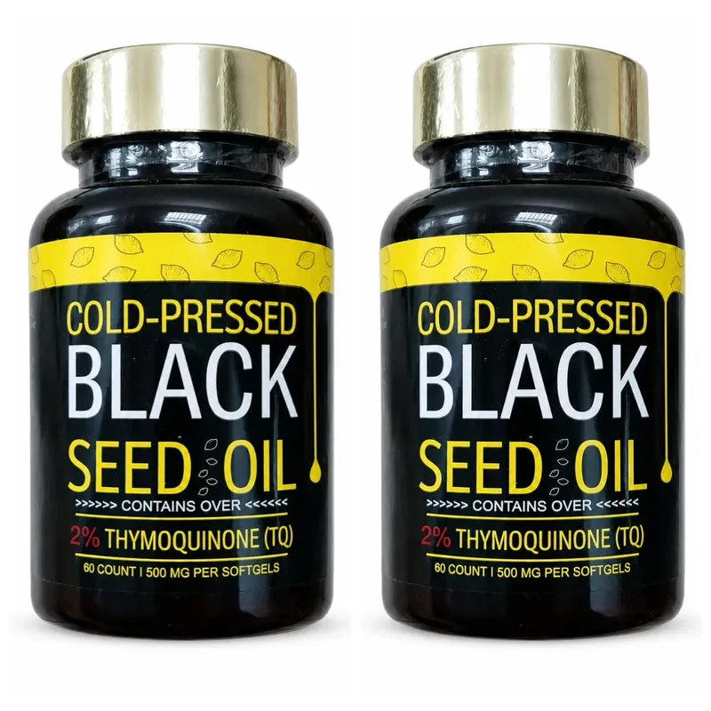 Kapsle s černým olejem lisovaným za studena obsahují 1000 mg přírodního oleje Nigella Sativa – denní bylinný doplněk 60 na láhev — image 8