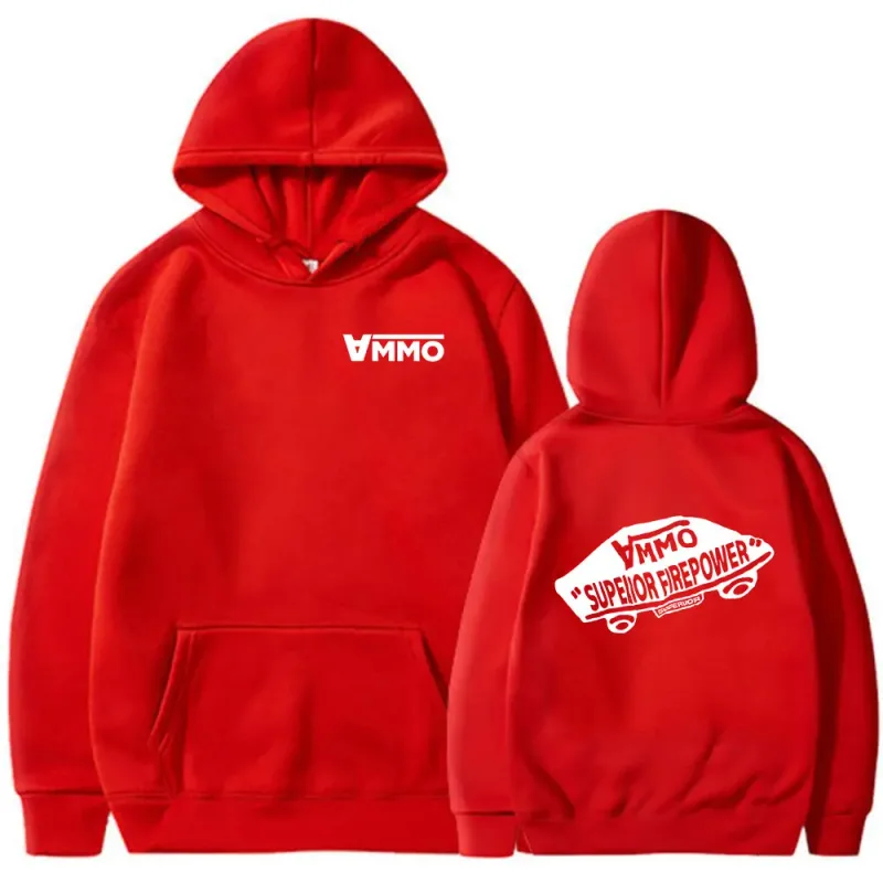 Sweat-shirt à capuche imprimé Double face pour hommes et femmes, vêtement à la mode, surdimensionné, à manches longues, frères d'armes — image 11