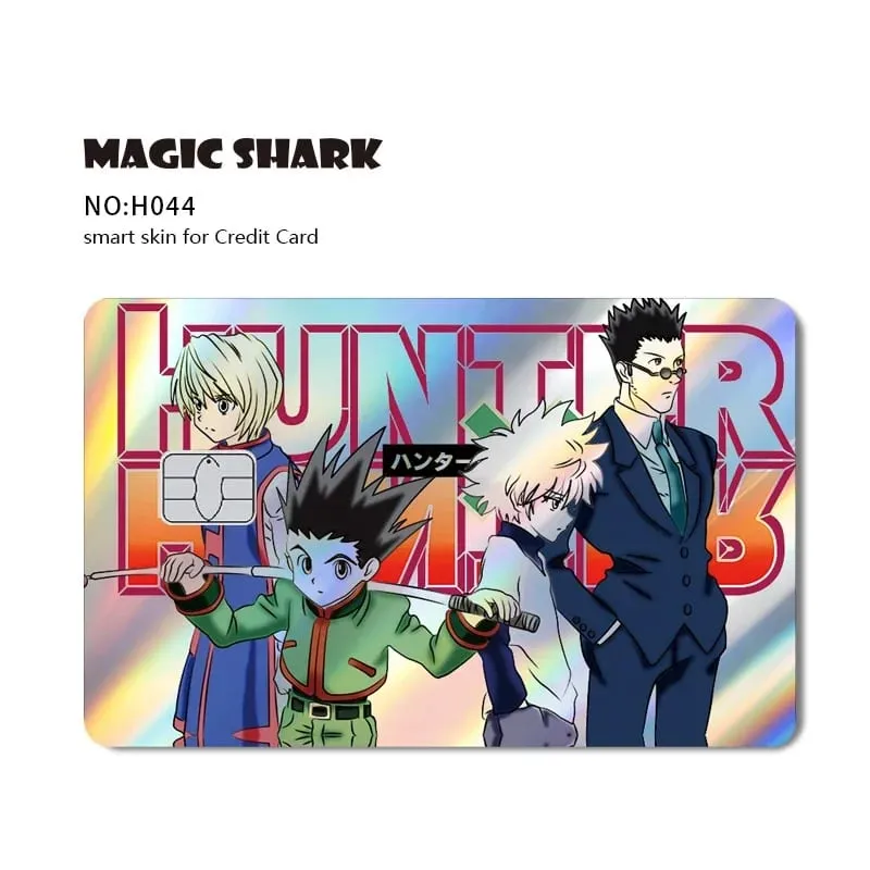 Magic Shark Mcloving Spider Anime Shinny Laser Holographic Matte Skin Film Sticker for Debit Bank Credit Card — image 16
