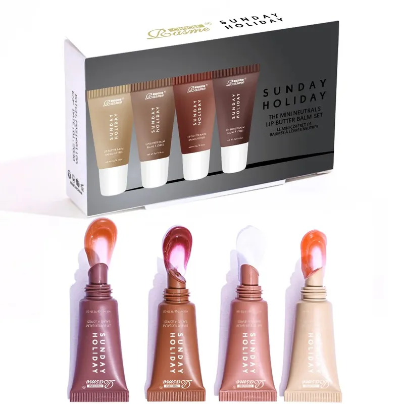 Christmas Gift Moisturizing Mirror Lipstick Vanilla Powder Sugar Coffee Cake Smell Lipstick Transparent Oil Makeup Set — image 8