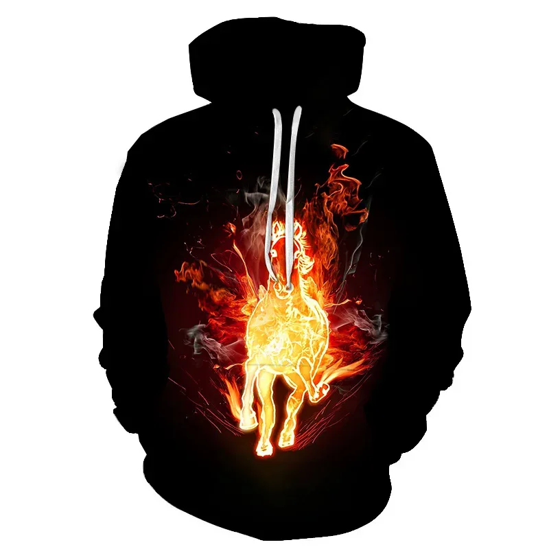 Horse Win Instant Success 3D Print Hoodies Interesting implication Animal Design Men Women Streetwear Pullover Casual Sweatshirt — image 57