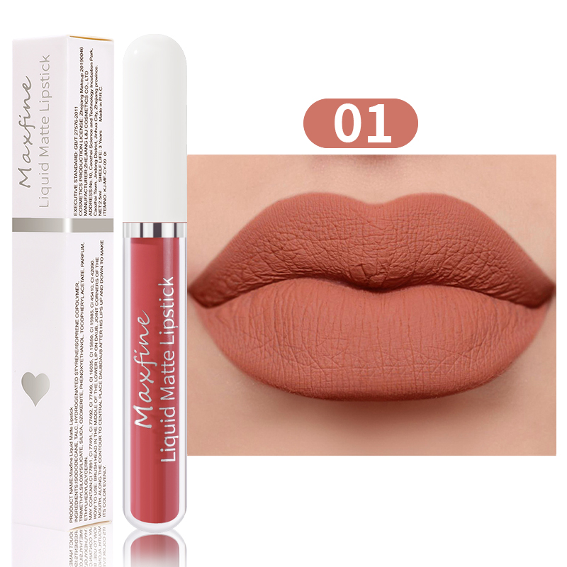 Matte liquid lipstick Waterproof sexy velvet lip glaze Long lasting moisturizing lipstick — image 10