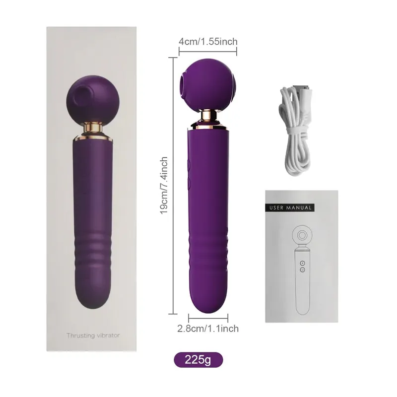 3 in 1 Clitoral Vacuum Sucking Vibrator For Women 10 Modes Telescopic Dildo Flapping Vibrator Adults Goods Sex Toys Female — image 7