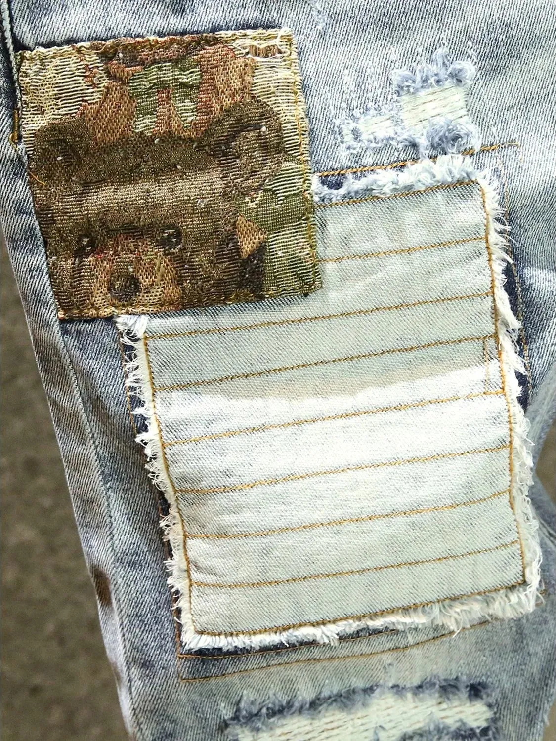 2024 Spring and Autumn New Fashion Trend Printed Stretch Jeans Men Casual Slim Comfortable Breathable High-Quality Jeans 28-36 — image 4