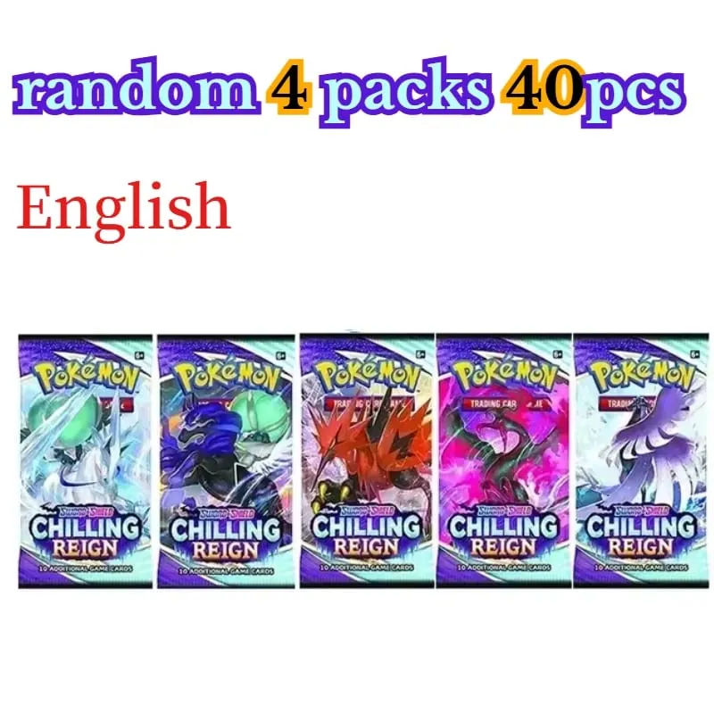 Menyenangkan 40 Buah Paket Kartu Pokemon 4 Set Sun Moon Violet 151 Kartu Perdagangan Inggris Mainan Koleksi Hadiah Halloween Fantasi Sci Fi — image 31