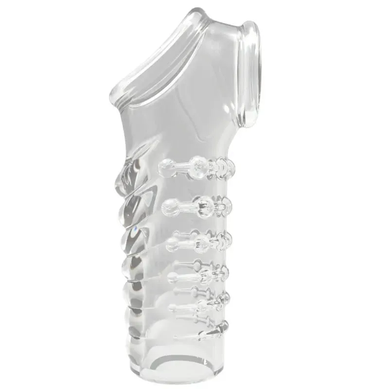 4 Types Penis Enlargement Sleeve Penis Extender Erection Cock Ring Delay Ejaculation Sex Toys for Men Adult Sex Game — image 8