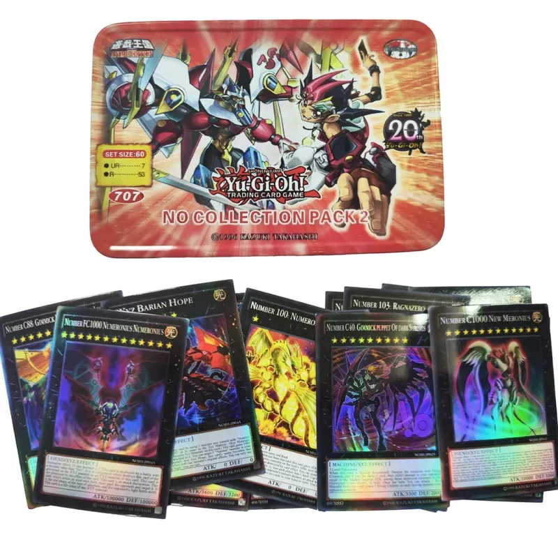 Yu Gi Oh Cards RYO BAKURA PACK Card English Holographic Golden White Dragon Duel Game Collection Card with Tin Box — image 2