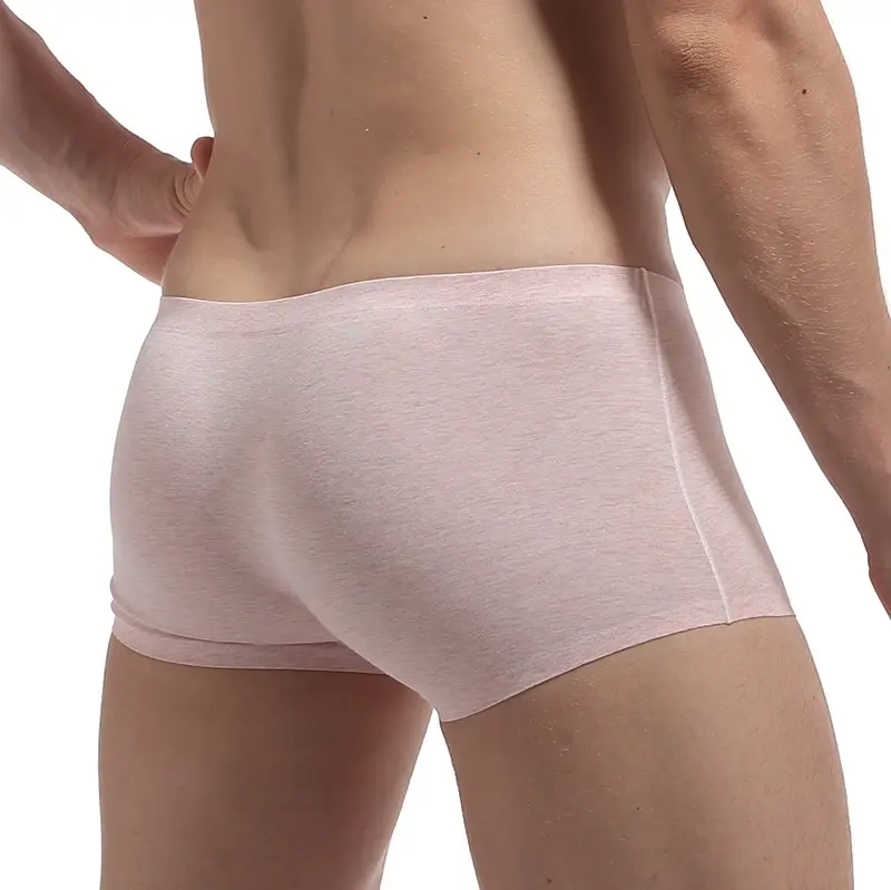 Men's Underwear Boxers Men Elasticity Breathable Trunk Boxer Comfortable Seamless Man Solid Underpants Shorts Panties — image 11