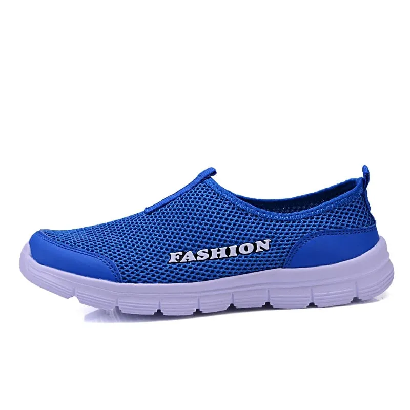 Unisex Summer Breathable Mesh Men Shoes Lightweight Sneakers Men Fashion Casual Male Shoes Brand Designer Mens Loafers — image 5