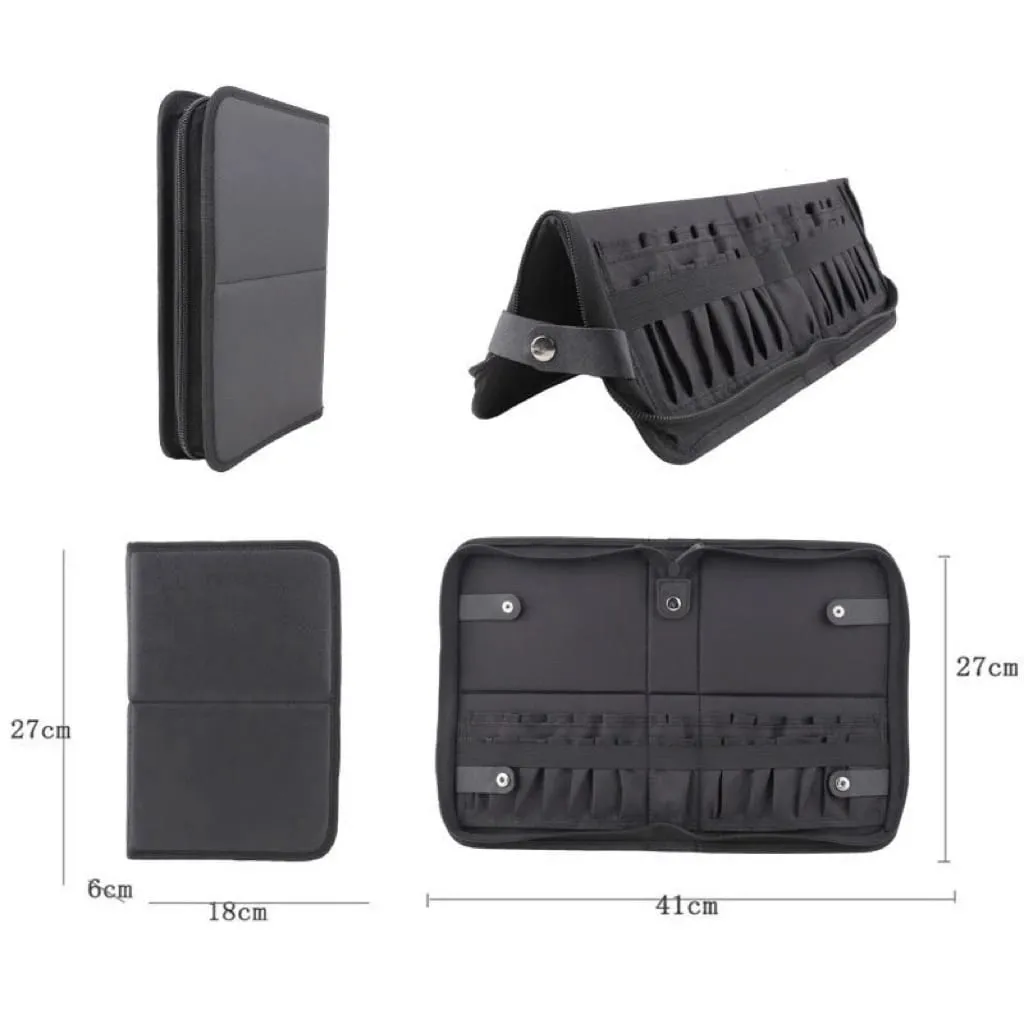 Brush storage brush bag large capacity foldable portable make up brush bag dedicated storage bag for body painting makeup — image 5