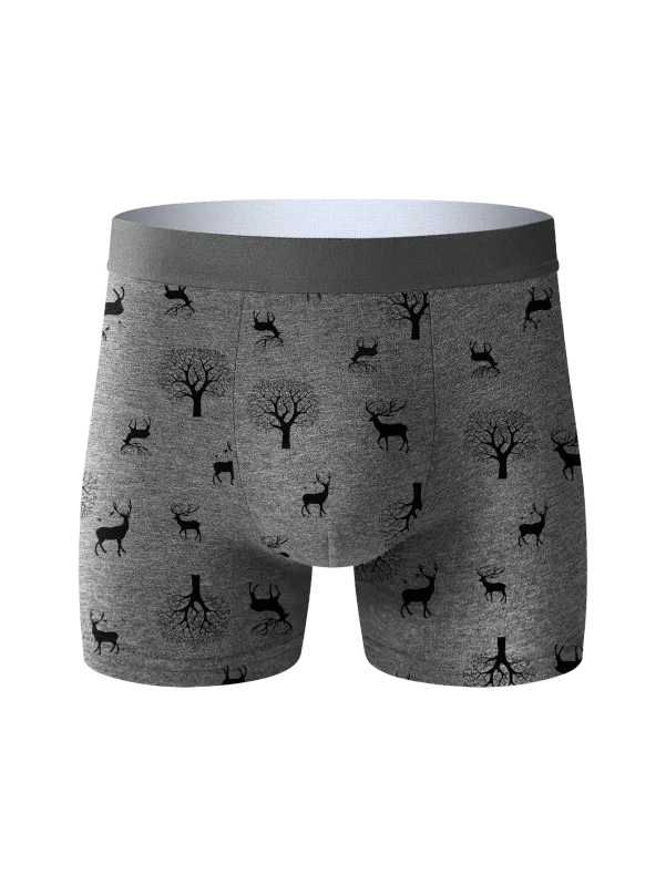10 Pieces Men's Long Underwear Breathable Soft Men's Long Boxer Briefs Personality Trend Fashion Athleisure Classic Men's Pants — image 14