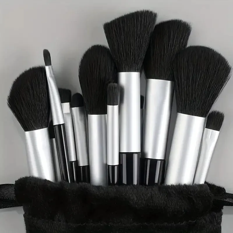 13 Stuks Make-Up Kwasten Set Zachte Pluizige Oogschaduw Markeerstift Concealers Borstel Blush Losse Poeder Borstel Mengen Vrouwen Beauty Tool — image 16