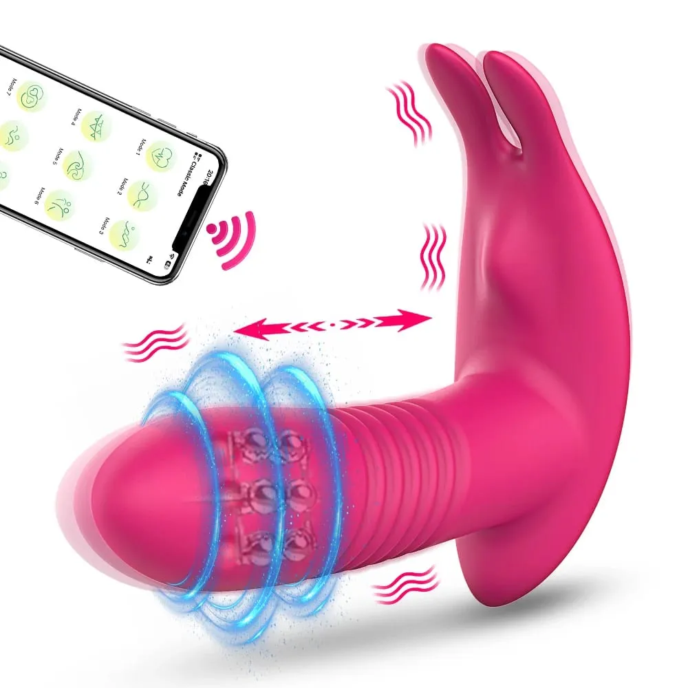 Thrusting Vibrator for Women APP Rotating Telescopic Dildo Remote Control G Spot Massage Clitoris Stimulator Sex Toy for Women — image 1
