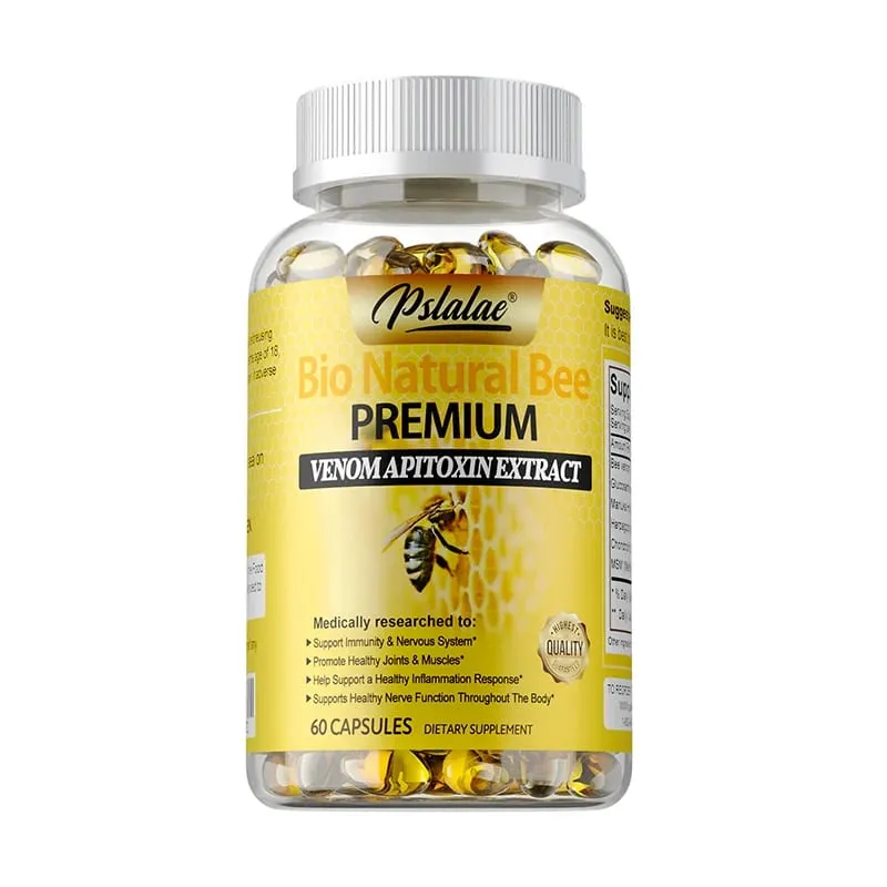 Natural Bee Venom Extract Capsules - Glucosamine Chondroitin Supplement Relieves Joint Pain and Stiffness Promotes Bone Health — image 8