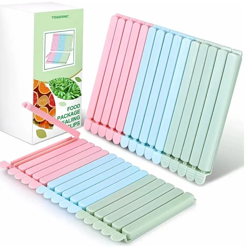 Portable Kitchen Storage Food Snack Seal Sealing Bag Clips Sealer Clamp Plastic Tool Kitchen Accessories