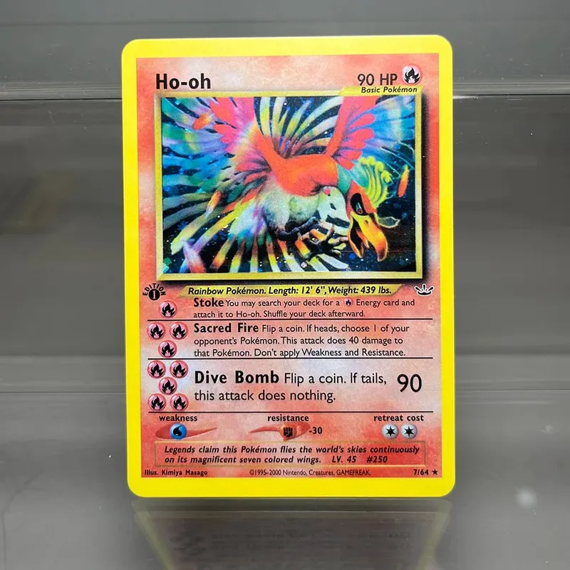 PKM Foil Cards Houndour Celebi Houndoom 1st Edition 1996 Single Cards Game Collection Cards PTCG Proxy Cards — image 22