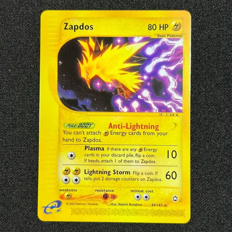 PKM Single Cards 1st Edition E-Card Celebi Charizard Skyridge (SK) Foil Cards Zapdos Aquapolis Classic Game Collection PROXY — image 25