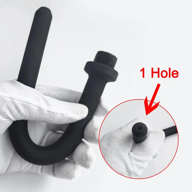 1 Adet Silikon popo gömme plug-in duş lavman anal dilatörler tuvalet temizleyici yetişkin seks oyuncakları BDSM Kölelik cinsel sağlık