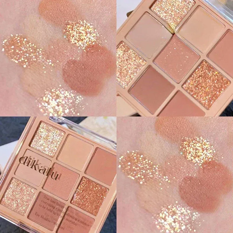 9-Grid Eyeshadow Palette Glitter Pearlescent Matte Acrylic Transparent Eye Shadow Makeup Long Lasting Women Beauty Cosmetics 1PC — image 13