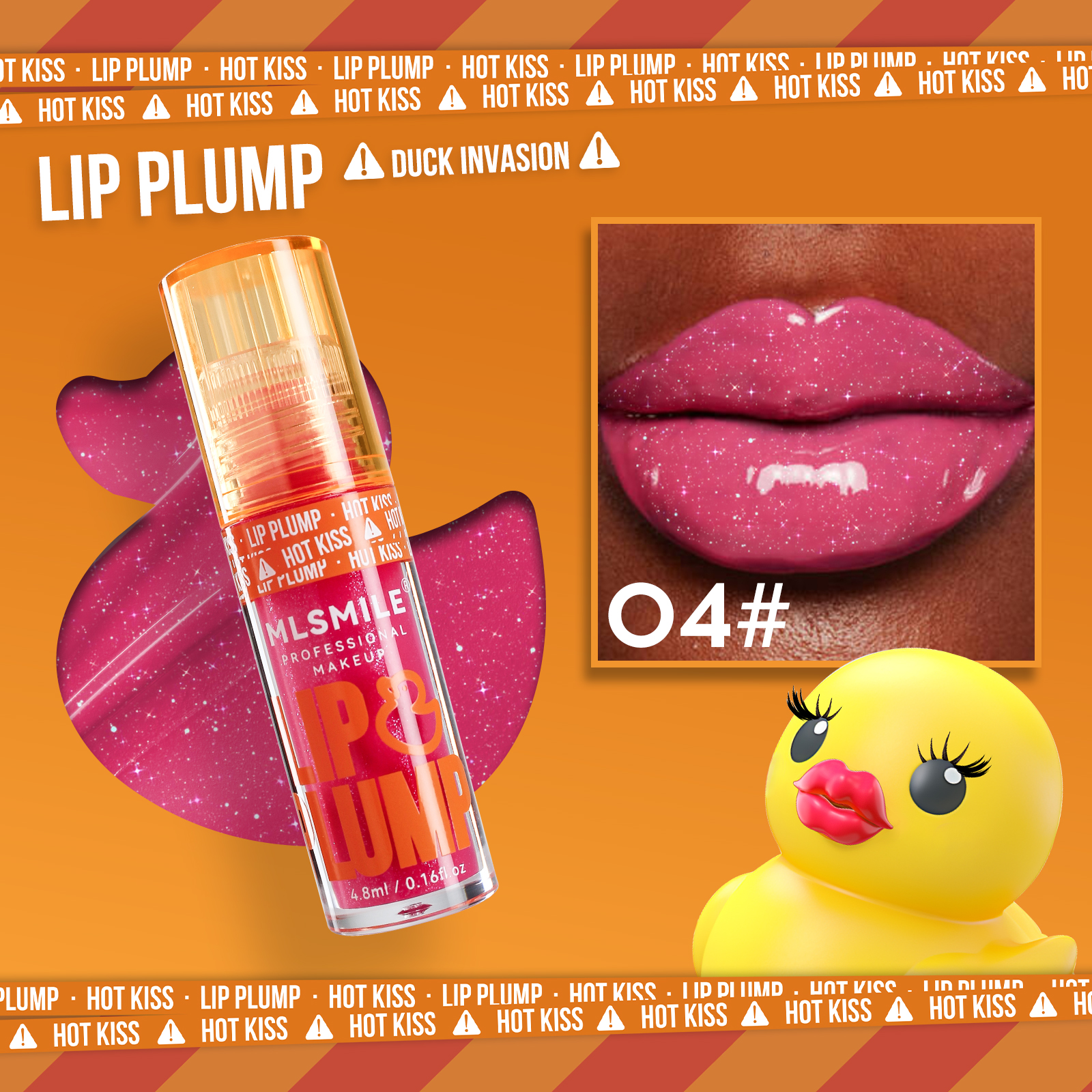 Duck Lip Plump Lip Oil Moisturizing Lip Gloss Mirror Water Nature Long-Lasting Gloss Pearl Lip Glaze Set — image 11