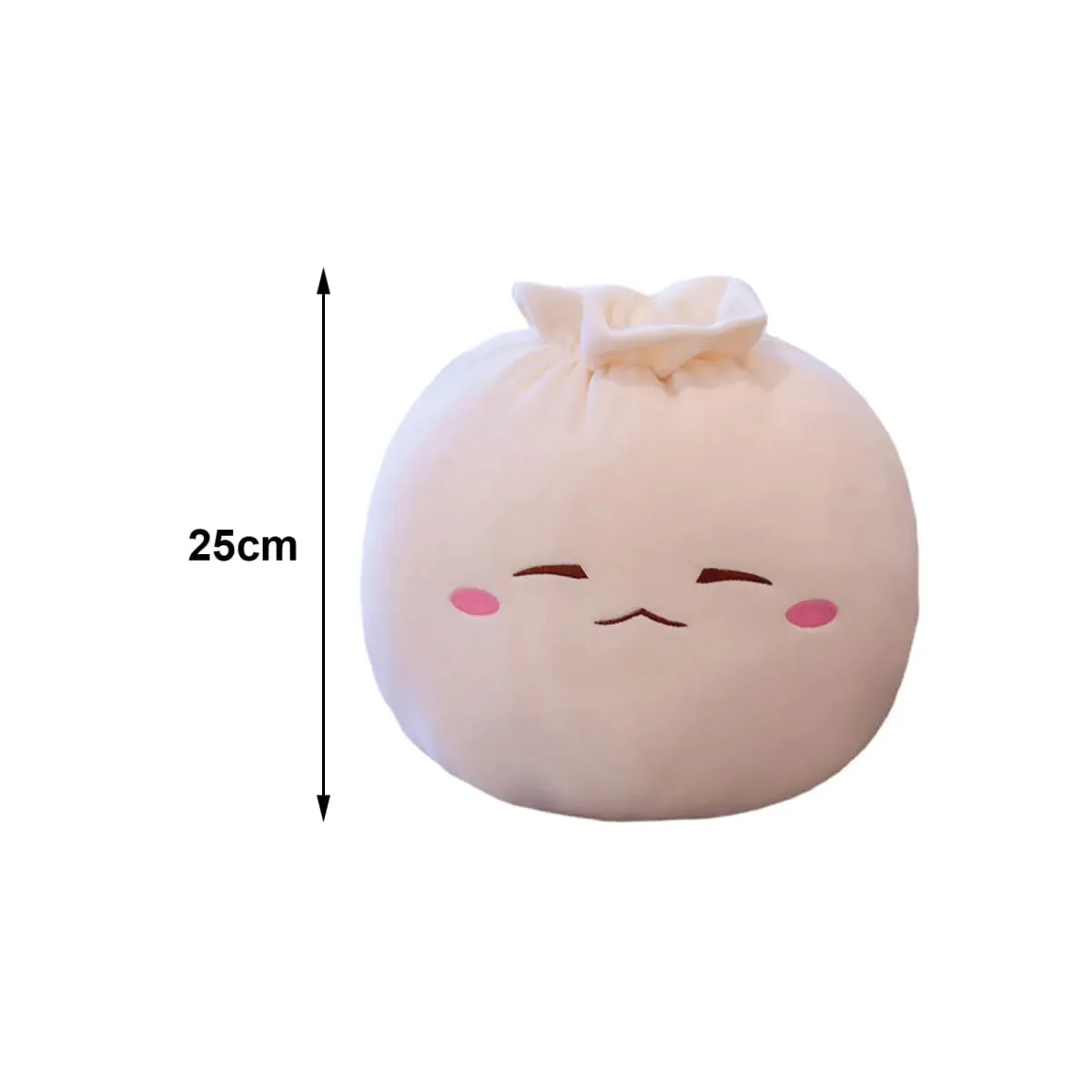 Stuffed Plush Cartoon Dumpling Plush Pillow for Car Room Office Dumpling Plush Pillow Toy Sofa Pillow Soft Back Cushion Ornament