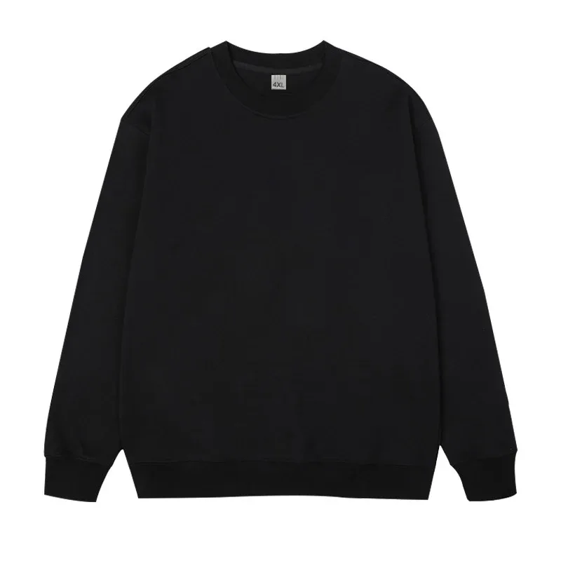 Plus Size Herren Pullover Vollbaumwolle Sweatshirts 5XL 6XL 7XL Herbst Winter Lange Ärmel Bedruckte Tops Männliche Kleidung 110kg-180kg