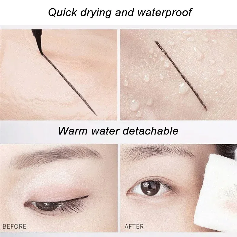 0.5mm Liquid Eyeliner Pen Quick Dry Long-lasting Waterproof Eyeliner No Blooming Brown Black Ultra-thin Liquid Eye Liner Pen — image 4
