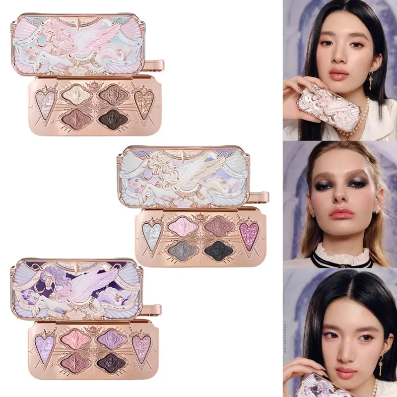 Flower Knows Knight Unicorn Makeup Set - Vegan Cruelty-Free Cosmetics Box with Blush Eyeshadow Lip Gloss High-Quality Gift Set — image 3