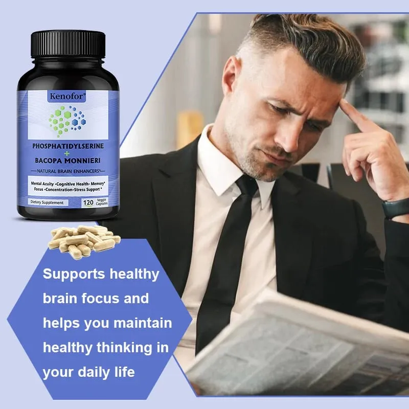 Phosphatidylserine Supplement with Bacopa Monnieri Brain Supplement Supports Healthy Thinking Memory Creativity — image 5