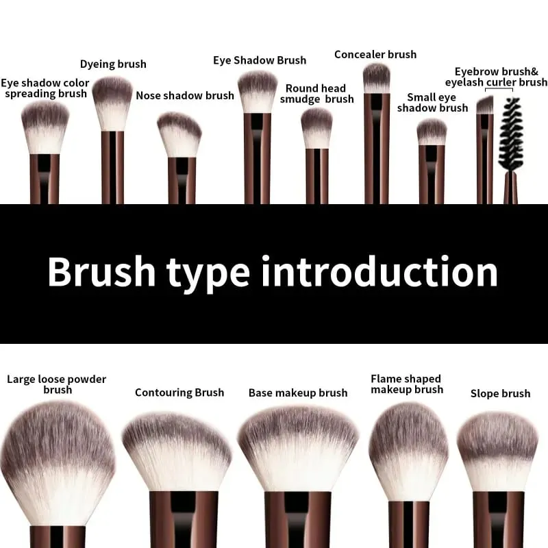 13 Piece Soft Fluffy Makeup Brush Set Foundation Make-Up Concealer Powder Eye Shadow Powder Blusher Facial Beauty Tool — image 3