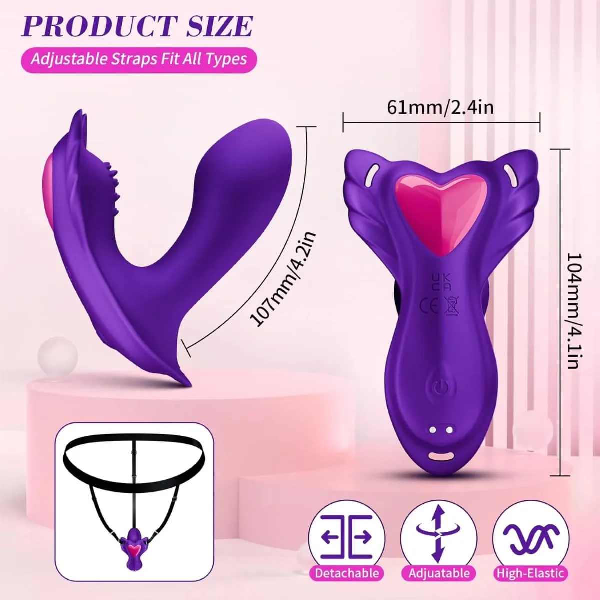 APP 무선 제어 G Spot 딜도 바이브레이터 여성용 APP 원격 무선 팬티 질 진동 마사지 커플을위한 섹스 토이 — image 4