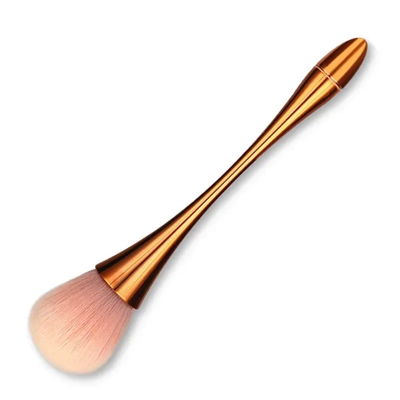 Rose Gold Powder Blush Makeup Brushes Professional Make Up Brush Soft Hair Large Nail Dust Cleaner Manicure Cosmetic Beauty Tool — image 11