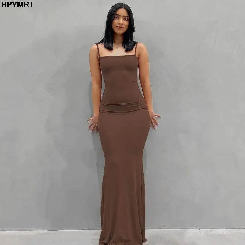 Strap Backless Long Maxi Dresses Party Club Vacation Outfits Women Sexy Casual Summer Dress 2022 Wholesale Slim Dresses Female — image 4